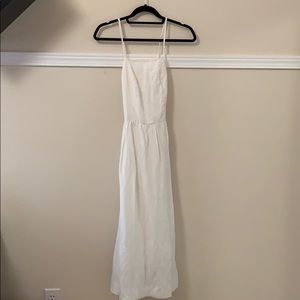 White Abercrombie Maxi Dress